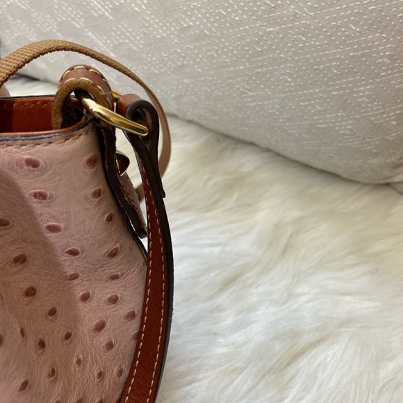 Dooney and Bourke Ostrich Mini Barlow Crossbody - Picture 8 of 12